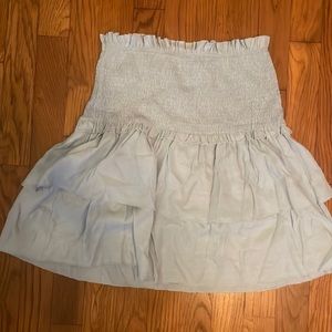 Light blue skirt